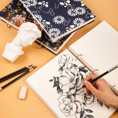 Thicker 16K Sketch Paper Coiling Binding Watercolor Book Drawing Painting Pad Colored Pencil Book School Student Art Supplies