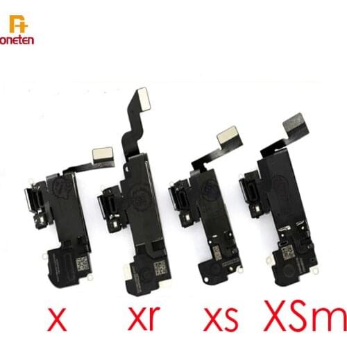 1pcs For iPhoneX XS XR XSMAX Earphone Speaker Sound Receiver Flex Cable Original Repair Replacement Parts