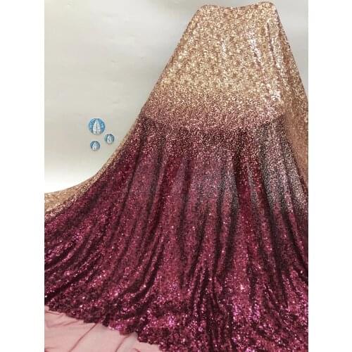 2021 African Wedding Sequins High Quality Sequin Lace Fabric Latest French Mesh Tulle Lace XB4625