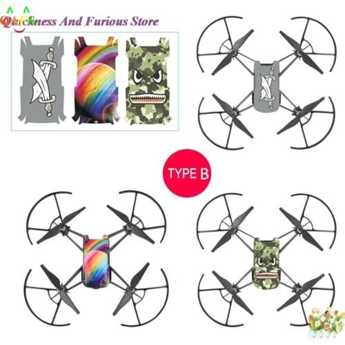 3pcs Waterproof PVC Stickers Body Decals for DJI TELLO Drone