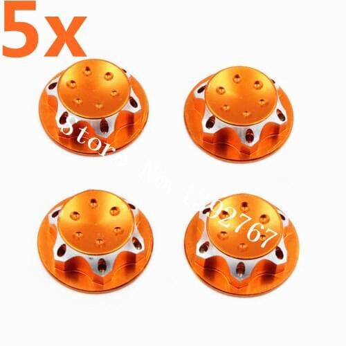 5Packs/Lot FALCON 17mm Dustproof Nuts CNC For 1/8 Remote Control Car RC AGAMA XRAY LOSI HB AE MUGEN TEAM C HSP ZD TEKNO
