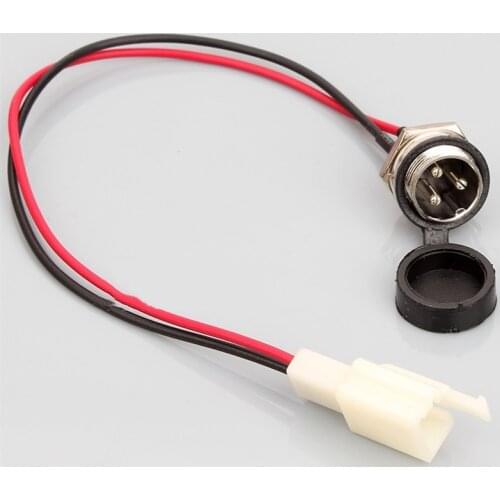 Motorcycle Battery Charger Interface Accessories For 49cc two stroke electric tricycle charging equipment cable connector