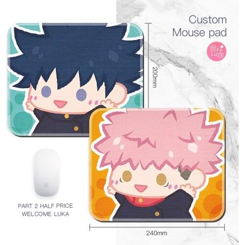 Anime Jujutsu Kaisen Gojo Satoru Itadori Yuji Cartoon Mouse Pad Cosplay Computer Mice Pad Desk Gaming Mat Playmat Otaku Gifts