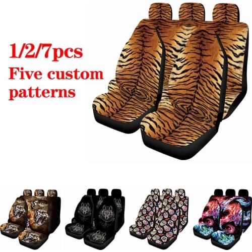 AIMAAO Car seat cover pattern rear seat cover, five of the most popular styles, protect leather and fabric interior, suitable