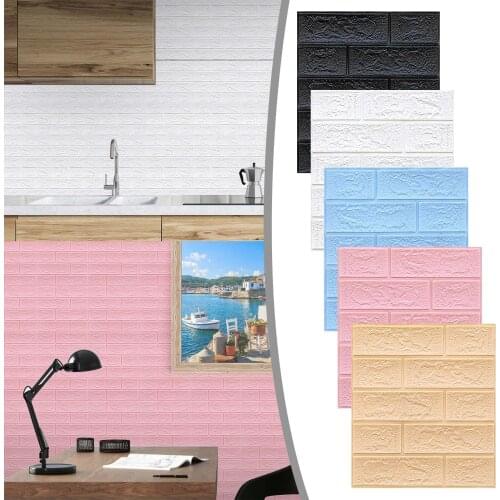 ISHOWTIENDA Brick Wall Stickers