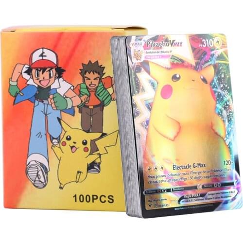 30-300pcs French Version Pokemon Card 30VMAX GX V Tag Team Ex Mega For Collection