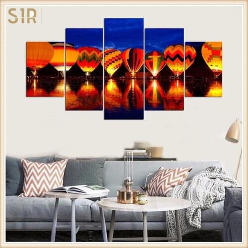 Beautiful Scenery HD Printed 5 Piece Canvas Art Scenery Painting Wall Pictures for Living Room Home Decor Anime Poster Wall Art