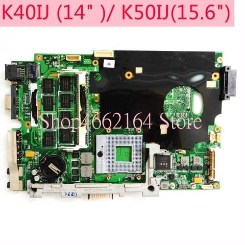 K50IJ motherboard REV2.1 For ASUS K50IJ K40IJ Laptop motherboard K40IJ K50IJ P81IJ P50IJ Notebook computer mainboard Test 0K