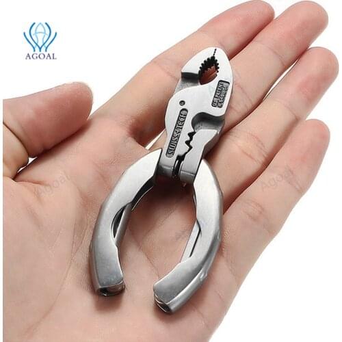 Super Mini Multifunctional Tool 9 in 1 Multitool Keychain Plier Screwdriver Pocket Tools