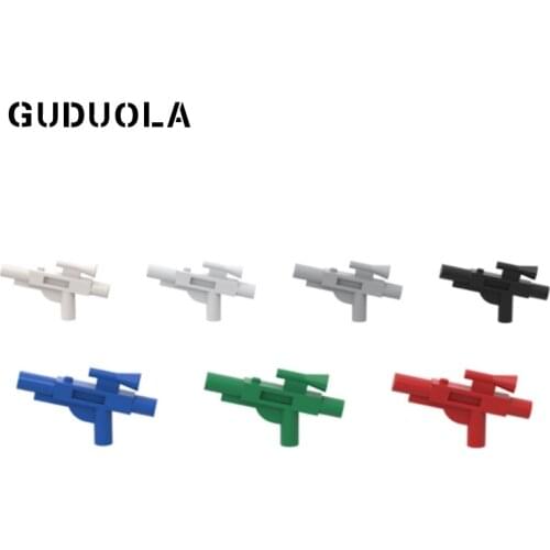 Guduola Minifig Gun Short Blaster (58247) Weapon Arms MOC Blaster Medium Building Block Spcial Brick Parts 70pcs/LOT