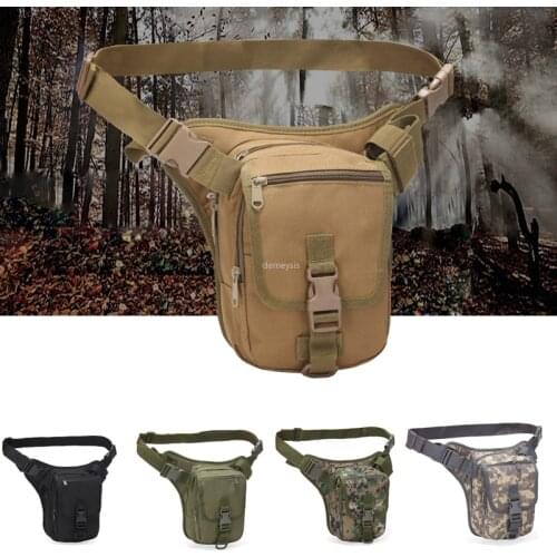 800D Oxford Outdoor Hunting Drop Leg Bags Adjustable Army Tactical Combat Military Waist Bag Motorcycle Riding Sports Leg Bag