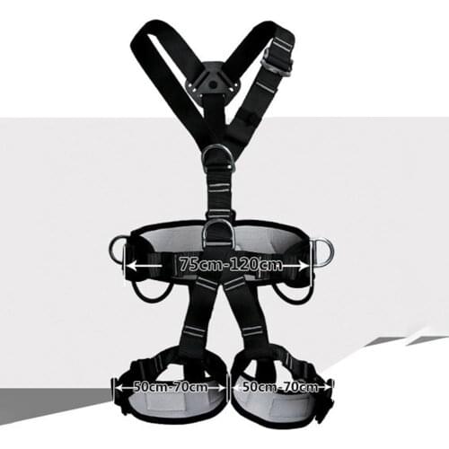 Full-Body Safety Climbing Outdoor Rock Climbing Safety Belts For Mountaineering Extended Trees Climbing Rock Climbing Equipmen