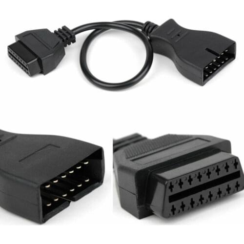 Black Pin OBD1 16 Scanner For Cable 12 OBD2 to Diagnostic Convertor New Adapter 1 Converter Cable