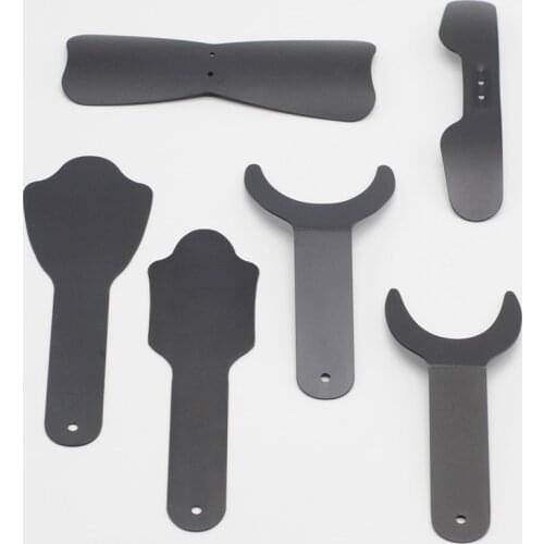 Dentist 6 Sizes Orthodontic Photographic Black Autoclavable Cheek Backdrop Plate For Dental Clinic