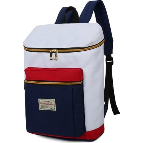 Mummy Diaper Bag Maternity Nursing Travel Backpack Large Capacity Infant Nappy Changing Patchwork Color Stroller Bags MBG0130