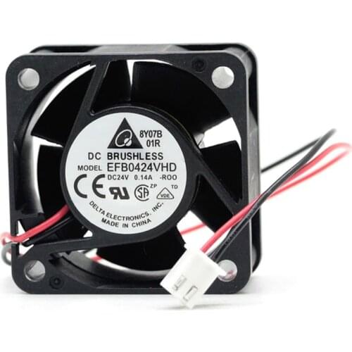 1pcs EFB0424VHD frequency double ball bearing cooling fan 24V 0.14A 4020 40mm
