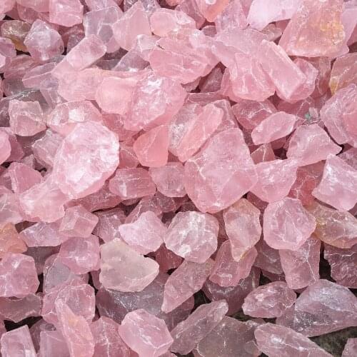 1000g Natural PINK Rose Quartz Rough Crystal mineral healing