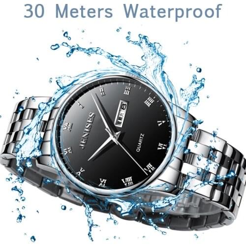2019 Men Watch Top Brand Fashion Luxury Business Waterproof Wristwatch Stainless band Date Quartz Male Watches Relogio Masculino