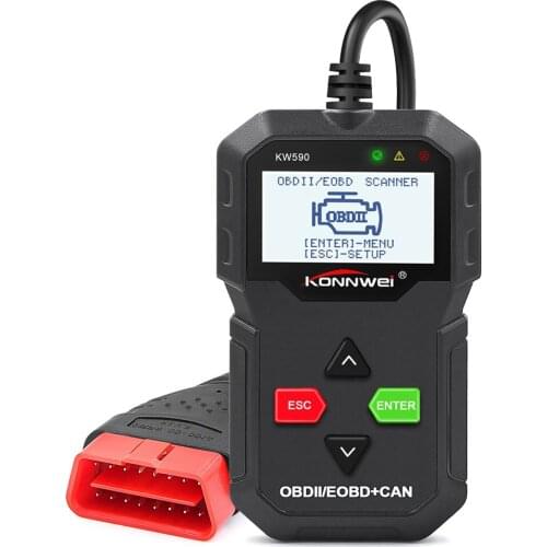 2020 OBD Diagnostic Tool KONNWEI KW590 Car Code Reader automotive OBD2 Scanner Support Multi-Brands Cars&languages Free Shipping