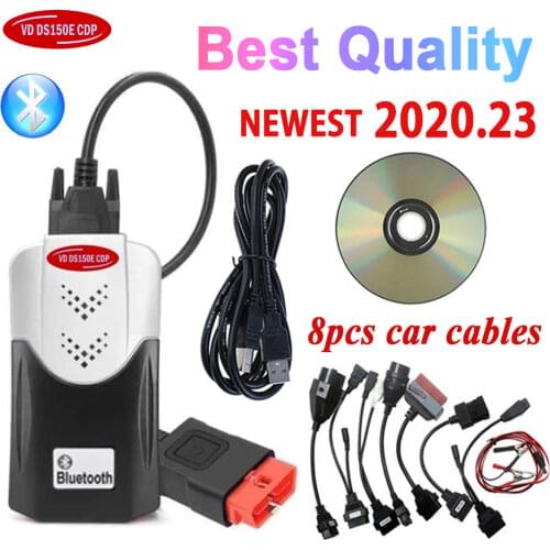 2021 Latest OBDII SCANNER vd ds150e cdp 2017.R3 keygen on CD New vci for delphis Cars/Trucks OBD2 diagnostic tool car cables