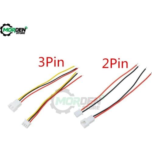 5Pairs/10pcs 10cm XH2.54 2Pins 3Pins 2P/3P Pitch 2.54mm Wire Cable Connector XH Plug Male to Female Wire Connector 26AWG