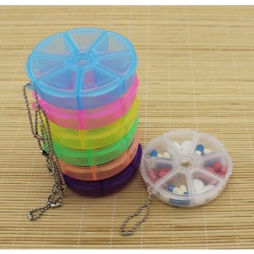 7 Days Weekly Pill Case Medicine Tablet Dispenser Organizer Pill Box Splitters Pill Storage Organizer Container Home Storage Box