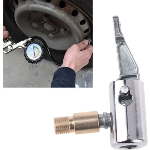 Stainless Steel Tire Chucks Air Compressor Accessories Air Chucks Tire Inflation Nozzle for Car Bike Motorcycles