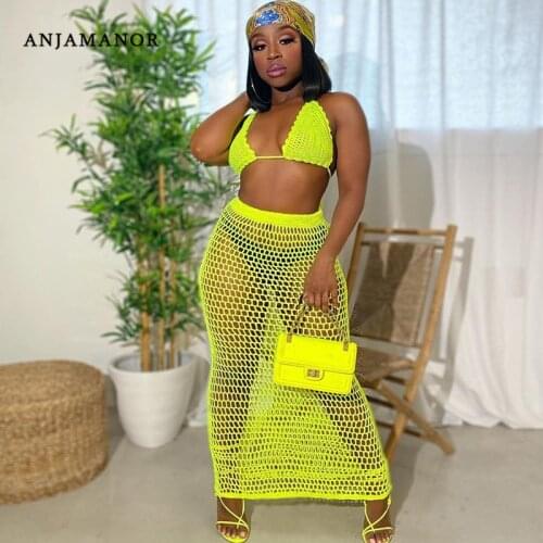 Женские пляжные накидки ANJAMANOR China At AliExpress