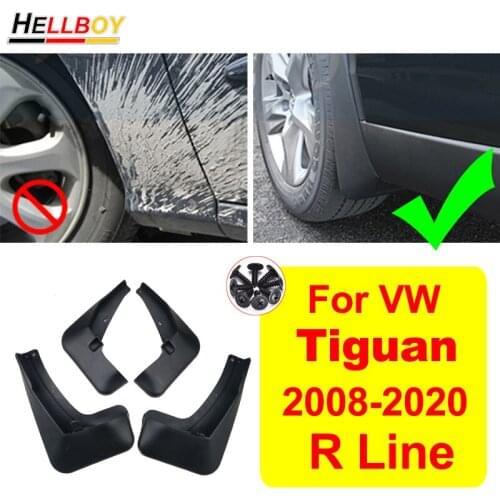 Car Mud Flaps For Volkswagen Tiguan R Line Front Rear Mudguards Fender Splash Guard For VW Tiguan 2020 2019 2018 2017 2008-2015