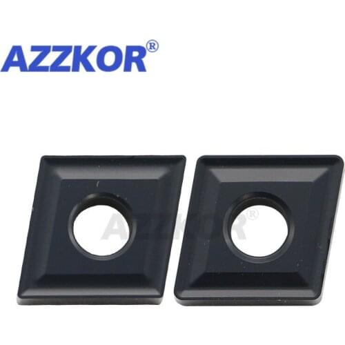 CNMG1204 ZK ZT-NT01 Turning Tools Inserts CNC Center Lathe For Cast Iron Metal Maching AZZKOR Ceramic Carbide Diamond Blades