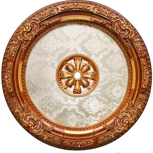 Decorative Round Designed Vintage Looking Ceiling Medallion for Chandeliers 90cm 35.43