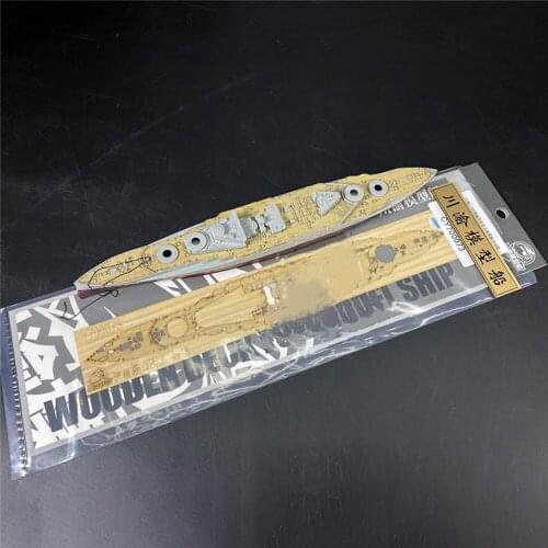 DIY Wooden Deck with Anchor Chain for Queen Elizabeth 1918 1/700 Model Ship with Trumpeter 05797