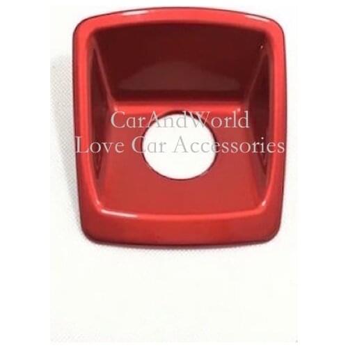 For 2016 2017 2018 Toyota RAV4 Interior Front Rear Cigarette lighter Sequin Cover Trims ABS Chrome Car-Styling Accessories