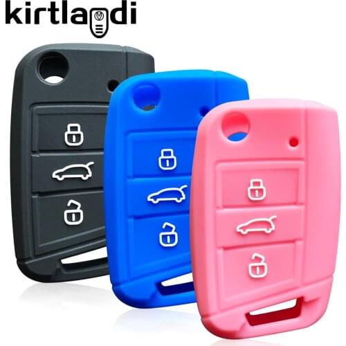 For VW golf 7 T-Roc polo Tiguan 2020 for Skoda karoq octavia rapid for Seat leon ibiza Ateca Combi Cuptra case key holder cover