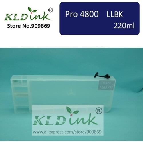 [KLD Ink] T6069 Compatible refillable ink cartridge for Stylus Pro 4800 Large Format Inkjet Printer ( 1 cartridge with chip)