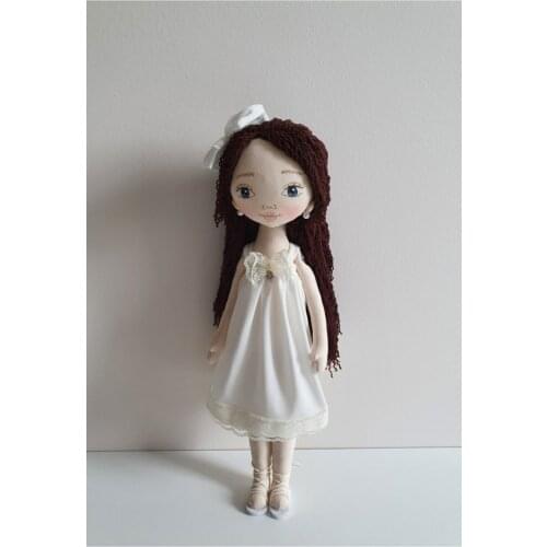Handmade Natural Cloth Doll 38 Cm