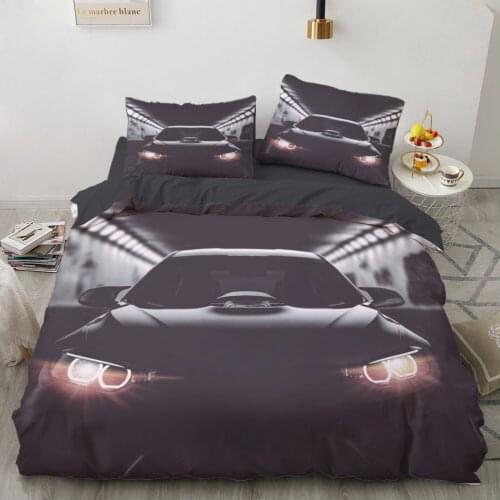Duvet cover set sheet family euro 2.0 1.5 for home Bedding set bed linen 3D luxury Bed set 200x220 racing car drop shipping