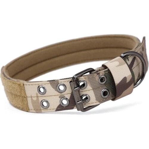 Durable Anti-Wear Dog Collar Strong Nylon Pet Neck Strap Adjustable Buckle Belt Outdoor Training Collars For Medium Large Dog