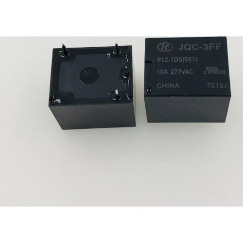 JQC-3FF-012-1DS 12VDC 4pin 10A277VAC relays
