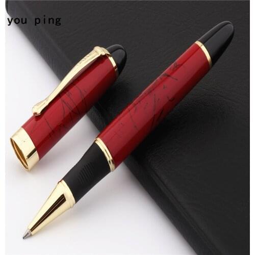 JINHAO X450 Red line Business office Nib Medium Rollerball Pen New