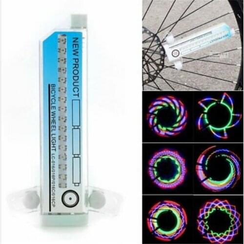 Special Offers Two Side Gofuly 32 LED Cycling Bicycle Bike Wheel Signal Tire Spoke Light 32 Changes Colorful Spoke Wheel Light