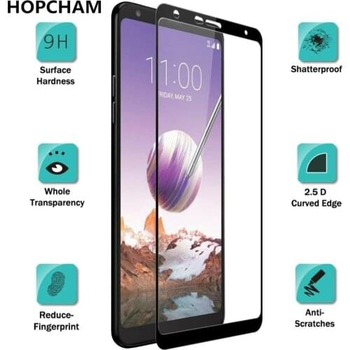 HOPCHAM For LG G7 G6 G8 Screen Protector 9H Oleophobic Coat tempered Glass For LG G7 Thinq G8 ThinQ Full Cover Protective film