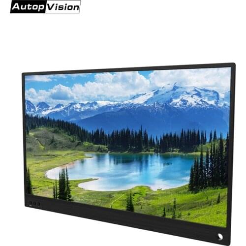 15.6inch Display Monitor with HDMI Type-C, Portable Monitor for Laptop PC MAC Phone Xbox PS4