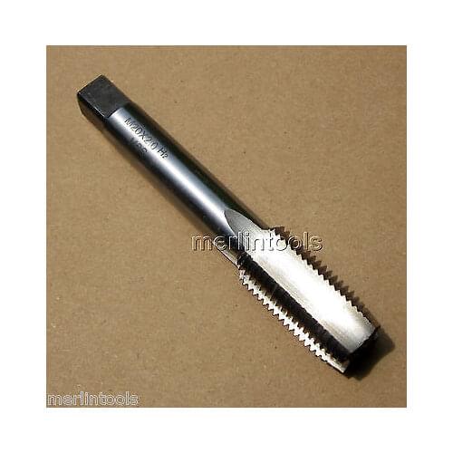20mm x 1.25 Metric HSS Right hand Tap M20 x 1.25mm Pitch