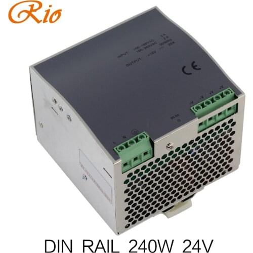 240W 24V Din Rail Single Output Switching power supply