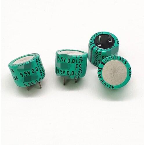 4pcs 5.5V 0.012F FSOH123 Energy Storage Memory 5.5V0.012F 5.5V0.01F capacitance