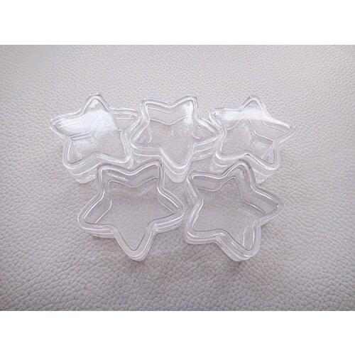 50pcs/lot,NEW 5g Transparent Star Cream Jar,Cream Bottle,Cosmetic Jar Case,Cosmetic Packaging Container Bottle