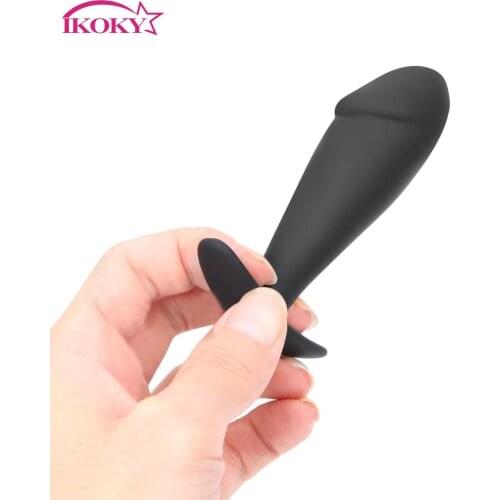 IKOKY G-Spot Prostate Massage Adult Erotic Products Silicone Anal Plug Butt Plug Sex Toys For Women Men Gay Vagina Stimulate