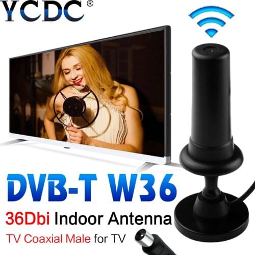 36dBi Digital DVB-T DVB T HDTV Freeview Aerial Booster Antenna For HDTV TV digital tv signal amplifier With Extension Cable