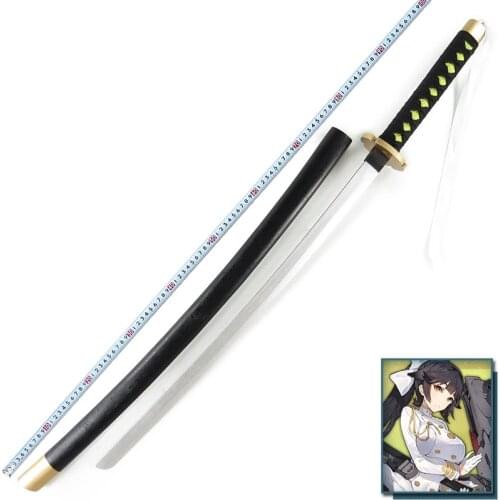 Game Azur Lane Takao Cosplay Props Wooden Sword Takao Cosplay Weapons Kinves Samurai Sword for Halloween Carnival Party Events